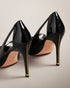 ORLINEY-Shoes-Introducing a fun twist on the classic court heel: it's ORLINEY. The patent leather finish and pointed toe keep it chic, whilst the cut-out sides and bow embellishment add eye-catching detail. We can't think of a better way to add flair to your formal fits. Court heels Patent leather Bow embellishment Cut-out side detail Pointed toe Slip on Golden heel detail and logo engraved band- Ted Baker Romania